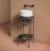 Консоль под раковину Artceram Vogue на 44 см металл мокко матовый ACA058 56