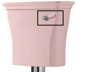 Керамічна ручка для змивної системи бачка Artceram Civitas рожевий ACA063 33