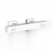 Термостат для душу Tres Over-wall двовентильний матовий білий 19016906BM