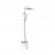 Душова стійка для ванни Tres Over-wall із термостатом сталь 19031205AC