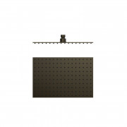 Лейка для верхнего душа Tres 300х200 мм нержавеющая сталь черная бронза 134315007KMB