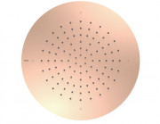 Верхний душ Tres встраиваемый Ø 380 мм нержавеющая сталь розовое золото 134940OP