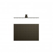 Лейка для верхнего душа Tres 300х200 мм нержавеющая сталь черная бронза 134315007KMB