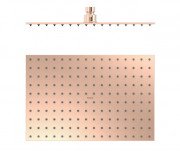 Лейка для верхнего душа Tres 300х200 мм нержавеющая сталь розовое золото 134315007OP