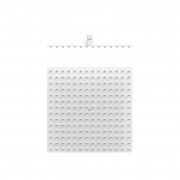 Лейка для верхнего душа Tres 300х300 мм нержавеющая сталь матовый белый 134315012BM