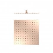 Лейка для верхнего душа Tres 300х300 мм нержавеющая сталь розовое золото 134315012OP