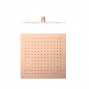 Лійка для верхнього душу Tres 300х300 мм нержавіюча сталь матове золото рожеве 134315012OPM