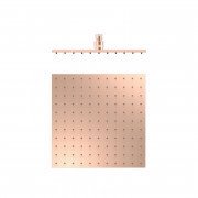 Лійка для верхнього душу Tres 300х300 мм латунь рожеве золото 13413830OP