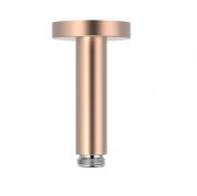 Душевой кронштейн Tres потолочный 100 мм матовое розовое золото 13452102OPM