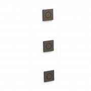 3 прихованих гідромасажних форсунки Tres металік чорний 13451501KM