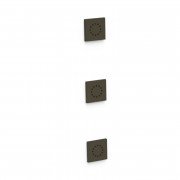 3 прихованих гідромасажних форсунки Tres чорна бронза 13451501KMB