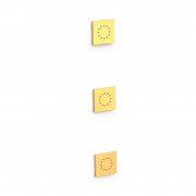 3 скрытых гидромассажных форсунки Tres золото 13451501OR