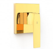 Змішувач для душу Tres Slim-Tres вбудований 1 споживач золото 20227810OR