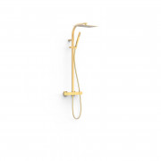 Душевая стойка Tres Over-wall с термостатом матовое золото 19039306OM