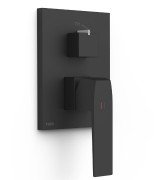 Смеситель для душа Tres Slim-Tres встраиваемый 2 потребителя матовый черный 20228110NM