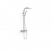 Душевая стойка Tres Over-wall с термостатом сталь 19039306AC
