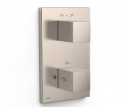 Термостат для душа Tres Therm-Box встраиваемый 2 потребителя сталь 00625001AC