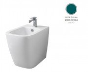 Біде для підлоги ArtCeram A16 36х52,5 см кераміка зелений ASB002 43;00