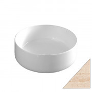 Раковина для ванной ArtCeram Cognac Ø42 см керамика травертин COL001 45;00