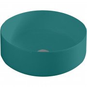 Раковина для ванной ArtCeram Cognac Ø42 см керамика зеленый COL001 43;00