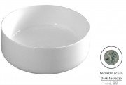 Раковина для ванной ArtCeram Cognac Ø42 см керамика terrazo scuro COL001 88;00