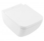 Підвісний унітаз Villeroy & Boch Collaro 37,5х56 см з сидінням санітарна кераміка альпійський білий 4626HS01