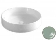 Раковина для ванной ArtCeram Cognac Ø48 см керамика светло-зеленый COL002 35;00