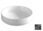 Раковина для ванной ArtCeram Cognac Ø48 см керамика серо-синий COL002 37;00