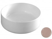 Раковина для ванной ArtCeram Cognac Ø42 см керамика розовый COL001 33;00