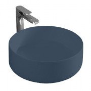 Раковина для ванной ArtCeram Cognac Ø42 см керамика темно-синий COL001 36;00