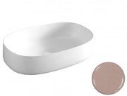 Раковина для ванної ArtCeram Cognac 55х35 см кераміка рожевий COL003 33;00