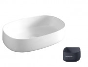 Раковина для ванной ArtCeram Cognac 55х35 см керамика темно-синий COL003 36;00