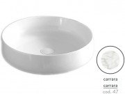 Раковина для ванной ArtCeram Cognac Ø48 см керамика каррара COL002 47;00