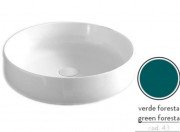 Раковина для ванной ArtCeram Cognac Ø48 см керамика зеленый COL002 43;00