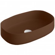Раковина для ванной ArtCeram Cognac 55х35 см керамика коричневый COL003 39;00