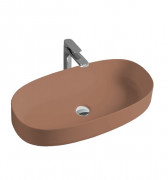 Раковина для ванной ArtCeram Cognac 68х35 см керамика светло-коричневый COL005 40;00