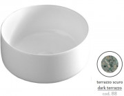 Раковина для ванной ArtCeram Cognac Ø35 см керамика terrazzo scuro COL004 88;00