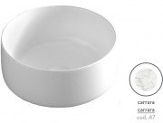 Раковина для ванной ArtCeram Cognac Ø35 см керамика каррара COL004 47;00