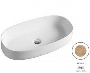 Раковина для ванної ArtCeram Cognac 68х35 см кераміка онікс COL005 46;00