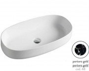 Раковина для ванної ArtCeram Cognac 68х35 см кераміка portoro gold COL005 48;00