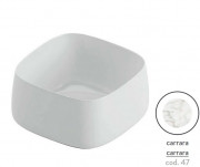 Раковина для ванної ArtCeram Cognac 43х43 см кераміка каррара COL006 47;00