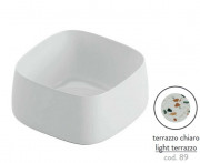 Раковина для ванной ArtCeram Cognac 43х43 см керамика terrazzo chiaro COL006 89;00