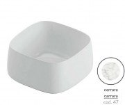 Раковина для ванной ArtCeram Cognac 43х43 см керамика каррара COL006 47;00
