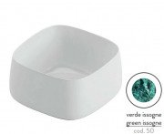 Раковина для ванной ArtCeram Cognac 43х43 см керамика verde issogne COL006 50;00