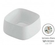Раковина для ванної ArtCeram Cognac 43х43 см кераміка terrazzo chiaro COL006 89;00