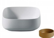 Раковина для ванної ArtCeram Cognac 46х41 см кераміка коричнева (ombra cipro naturale) COL007 18;00