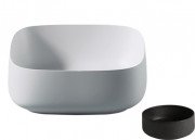 Раковина для ванной ArtCeram Cognac 46х41 см керамика чёрный (nero germania) COL007 21;00