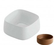 Раковина для ванной ArtCeram Cognac 43х43 см керамика коричневый (ombra bruciata) COL006 19;00