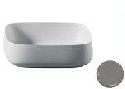 Раковина для ванной ArtCeram Cognac 55х35 см керамика серый COL008 34;00