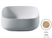 Раковина для ванной ArtCeram Cognac 46х41 см керамика оникс COL007 46;00